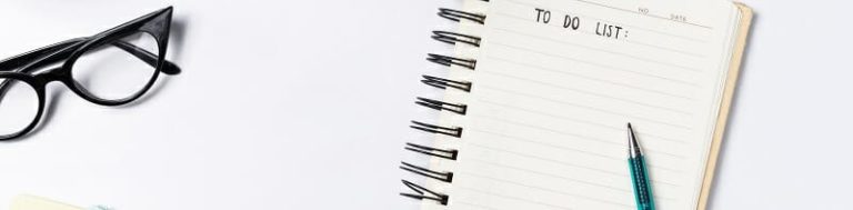 To Do List written on empty notepad